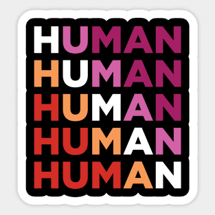 Lesbian Human Sticker